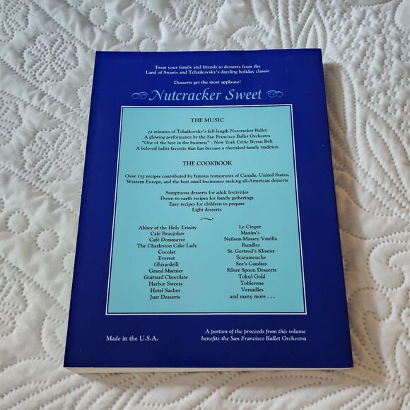 Nutcracker Sweet Dessert Cookbook & Nutcracker Ballet Music Vol V Rubin 1992 - Picture 2 of 14